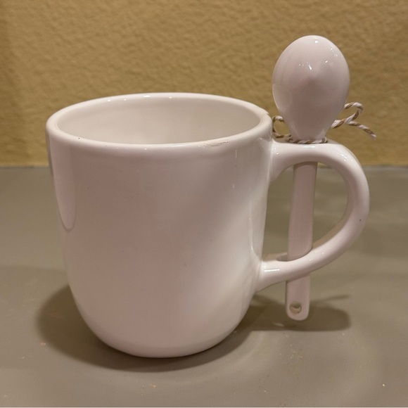 MUD PIE Hot Cocoa Mug with with Inspirational Quote and Spoon - Picture 5 of 5